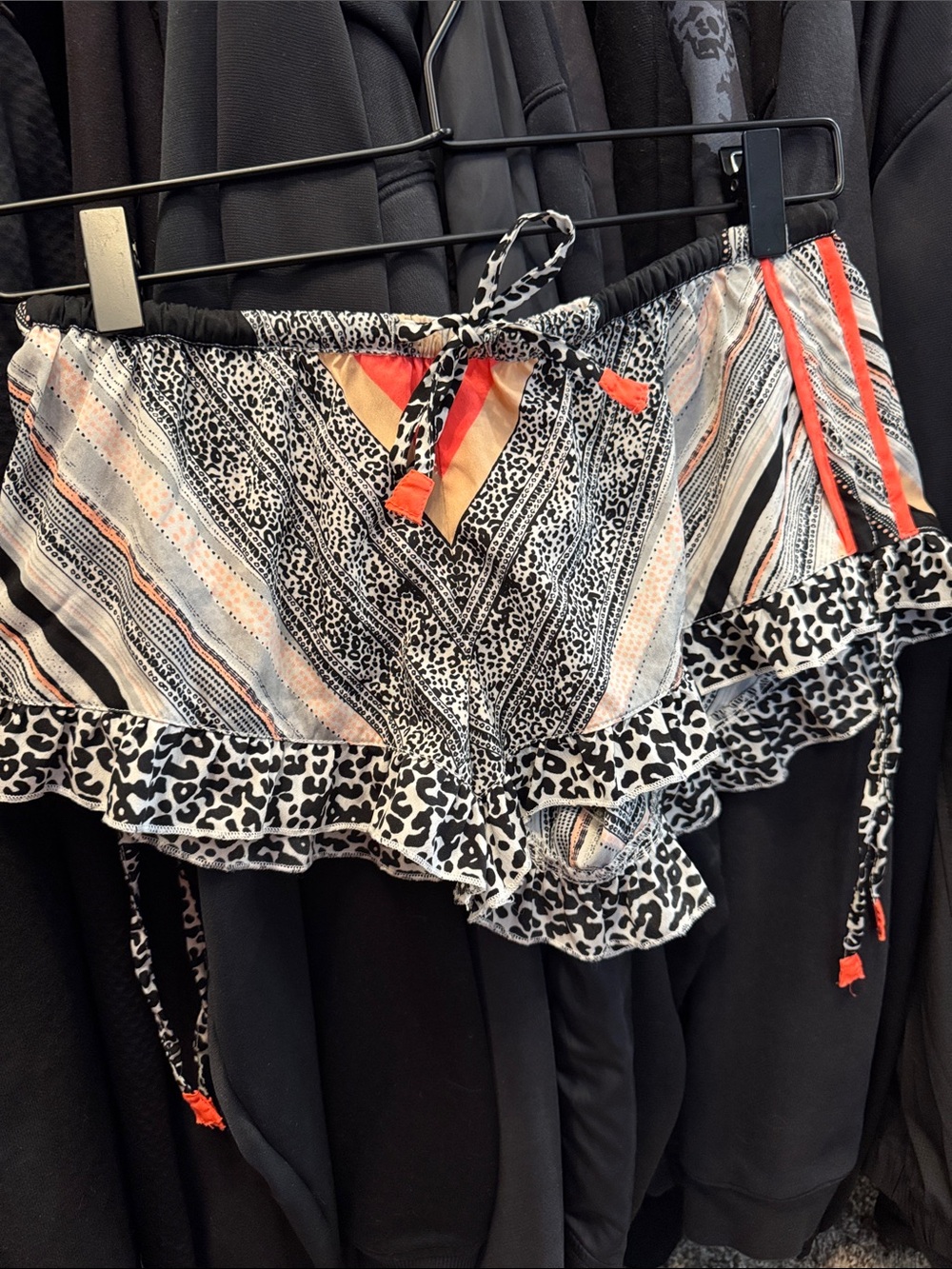 4 different pairs of Womens Printed Sleep Shorts.